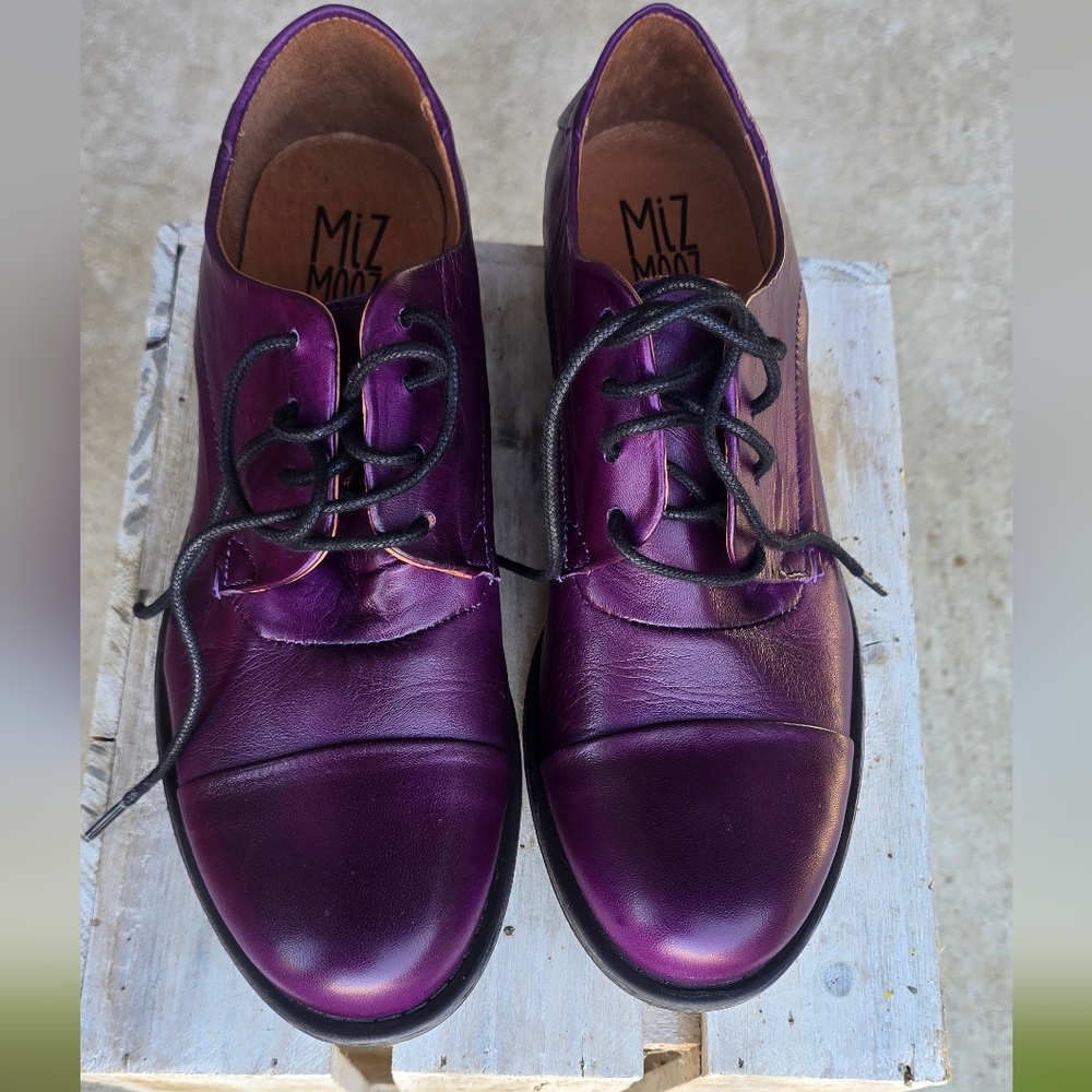 Women's Purple Miz mooz Letty Loafers Shoes